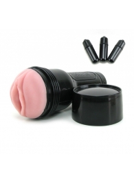 Мастурбатор-вагина Fleshlight - Vibro Pink Lady Touch с вибрацией - Fleshlight - в Братске купить с доставкой