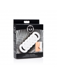 Комплект из 6 прозрачных эрекционных колец Ring Master Custom Ball Stretcher Kit - XR Brands - в Братске купить с доставкой