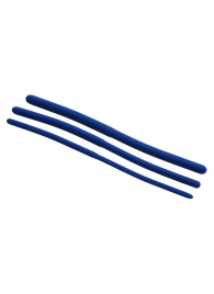 Набор из 3 синих силиконовых уретральных расширителей Invasion Silicone Urethral Sound Trainer Set - XR Brands - купить с доставкой в Братске