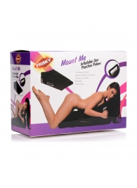 Черная подушка для секса Mount Me Inflatable Sex Position Pillow - XR Brands - купить с доставкой в Братске