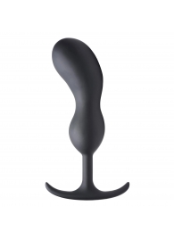 Черный массажер простаты с утяжелителями Premium Silicone Weighted Prostate Plug XL - 20,8 см. - XR Brands - в Братске купить с доставкой