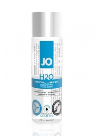Охлаждающий лубрикант на водной основе JO Personal Lubricant H2O COOLING - 60 мл. - System JO - купить с доставкой в Братске