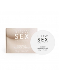 Массажная свеча для всего тела Slow Sex - 50 гр. - Bijoux Indiscrets - купить с доставкой в Братске