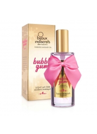 Разогревающее массажное масло Light My Fire Bubble Gum с ароматом бабл-гам - 100 мл. - Bijoux Indiscrets - купить с доставкой в Братске