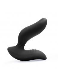 Черный вибромассажер простаты 3,5’’ Curve P-spot Massager - 12 см. - Erokay - в Братске купить с доставкой
