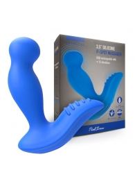 Синий вибромассажер простаты 3,5’’ P-spot Massager - 12,5 см. - Erokay - в Братске купить с доставкой