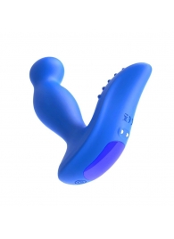 Синий вибромассажер простаты 3,5’’ P-spot Massager - 12,5 см. - Erokay - в Братске купить с доставкой