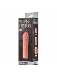 Фаллоудлинитель SUPER HERO Tempter - 16 см. - Lola Games - в Братске купить с доставкой