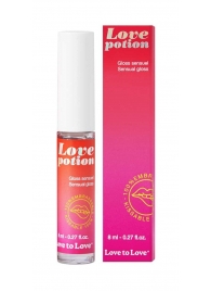 Возбуждающий блеск для губ Love Potion - 8 мл. - Love to Love - купить с доставкой в Братске