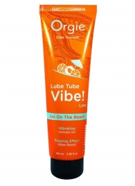 Гель с эффектом вибрации Lube Tube Vibe Low Sex On The Beach - 100 мл. - ORGIE - купить с доставкой в Братске
