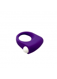 Фиолетовое эрекционное кольцо Puggle Vibrating Ring with Bullet - Adrien Lastic - в Братске купить с доставкой