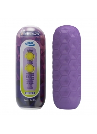 Фиолетовый мастурбатор Venus-X Twin balls - Baile - в Братске купить с доставкой