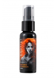 Гель с эффектом вибрации Volcano Of Passion со вкусом вишни - 25 мл. - Erotist Lubricants - купить с доставкой в Братске