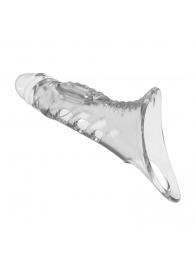 Прозрачная насадка на пенис - 22 см. - Baile - в Братске купить с доставкой