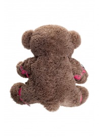 Бондажный набор: бурый мишка с розовыми оковами и наручниками - Pecado - купить с доставкой в Братске