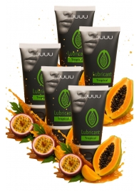 Набор из 5 съедобных лубрикантов JUJU со вкусом тропических фруктов - JuJu - купить с доставкой в Братске