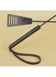 Черный кожаный стек «Сириус» - 60 см. - Sitabella - купить с доставкой в Братске