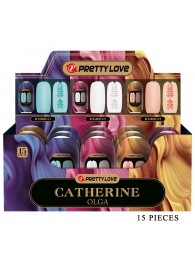 Набор из 15 мастурбаторов Catherine Olga - Baile - в Братске купить с доставкой