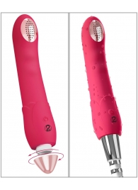 Малиновая насадка на душ с вибрацией Showers to orgasm - 20,1 см. - Orion - купить с доставкой в Братске