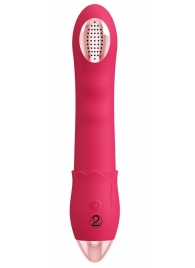 Малиновая насадка на душ с вибрацией Showers to orgasm - 20,1 см. - Orion - купить с доставкой в Братске