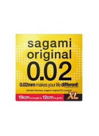 Презерватив увеличенного размера Sagami Original 0.02 XL-size - 1 шт. - Sagami - купить с доставкой в Братске