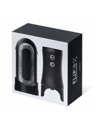 Набор Tenga Flip Zero Electronic Vibrotation: мастурбатор с вибрацией и устройство вращения - Tenga - в Братске купить с доставкой