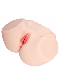 Мастурбатор-полуторс с двойным слоем материала и вибрацией Jenny Onahole Real Vagina - KOKOS - в Братске купить с доставкой