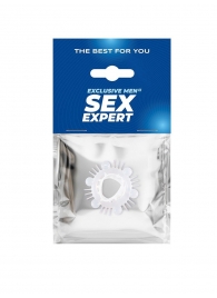 Стимулирующая насадка на пенис с несколькими видами рельефа - Sex Expert - в Братске купить с доставкой