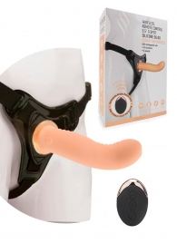 Женский вибрострапон со съемной насадкой и пультом ДУ - Erokay - купить с доставкой в Братске