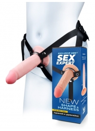 Мужской полый страпон на регулируемых ремнях - 18,5 см. - Sex Expert - купить с доставкой в Братске