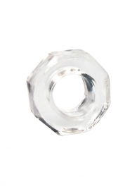 Прозрачное эрекционное кольцо в форме гайки - Sex Expert - в Братске купить с доставкой