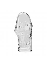 Прозрачная насадка на пенис Booker - 8 см. - Baile - в Братске купить с доставкой