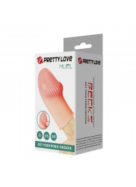 Телесная насадка на пенис Huel - 9 см. - Baile - в Братске купить с доставкой