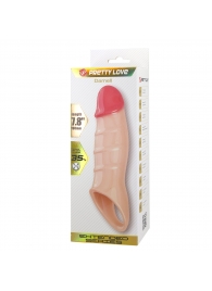 Телесная удлиняющая насадка на пенис Darnel - Baile - в Братске купить с доставкой