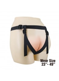 Черные трусики харнесс с платформой Caludio I - Baile - купить с доставкой в Братске