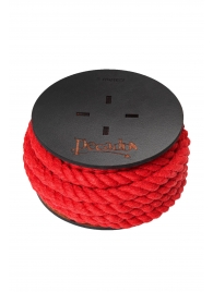 Красная веревка для шибари на катушке - 5 м. - Pecado - купить с доставкой в Братске