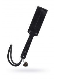 Черный кожаный пэддл - 32 см. - Pecado - купить с доставкой в Братске