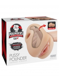 Телесный мастурбатор-вагина Pussy Pounder Squeeze Stroker - Pipedream - в Братске купить с доставкой