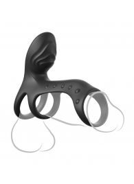 Черная насадка на пенис Ultimate Couples Cage Pro - Pipedream - в Братске купить с доставкой