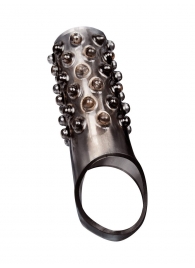 Дымчатая насадка на пенис с выпуклостями - 12 см. - Sex Expert - в Братске купить с доставкой