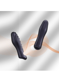 Сливовая силиконовая насадка на пенис с подхватом Manwan Ryzer - Manwan - в Братске купить с доставкой