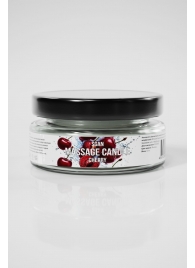 Массажная свеча «Спелая вишня» - 50 мл. - SGAN - купить с доставкой в Братске