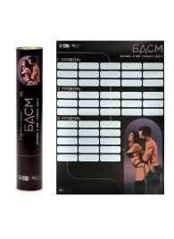 Плакат для двоих со скретч-слоем «БДСМ» - Сима-Ленд - купить с доставкой в Братске