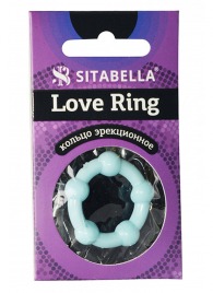 Цветное эрекционное кольцо Love Ring с бусинами - Sitabella - в Братске купить с доставкой