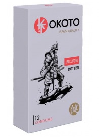 Точечные презервативы OKOTO Dotted - 12 шт. - Sitabella - купить с доставкой в Братске