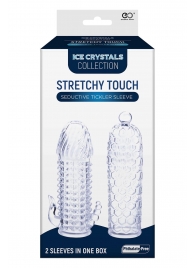 Набор из 2 прозрачных насадок на член Seductive Tickler Sleeves Set - NMC - в Братске купить с доставкой
