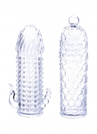 Набор из 2 прозрачных насадок на член Seductive Tickler Sleeves Set - NMC - в Братске купить с доставкой