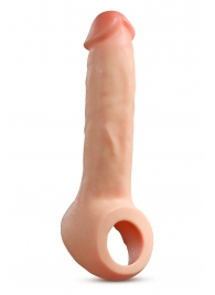 Телесная насадка-удлинитель Thrive 8.75 Inch Realistic Penis Extender Sleeve - 22,2 см. - Blush Novelties - в Братске купить с доставкой