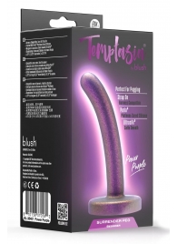 Фиолетовая насадка с гладкой поверхностью Surrender 4.75 Inch Beginner Pegging Dildo - 12 см. - Blush Novelties - купить с доставкой в Братске