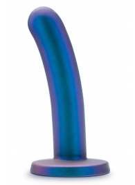 Синяя насадка с гладкой поверхностью Surrender 5.75 Inch Intermediate Pegging Dildo - 14,6 см. - Blush Novelties - купить с доставкой в Братске